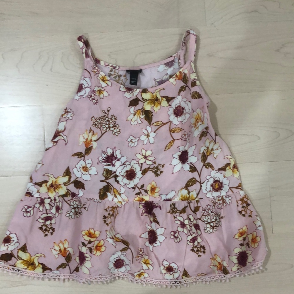Target kids tank top flower print